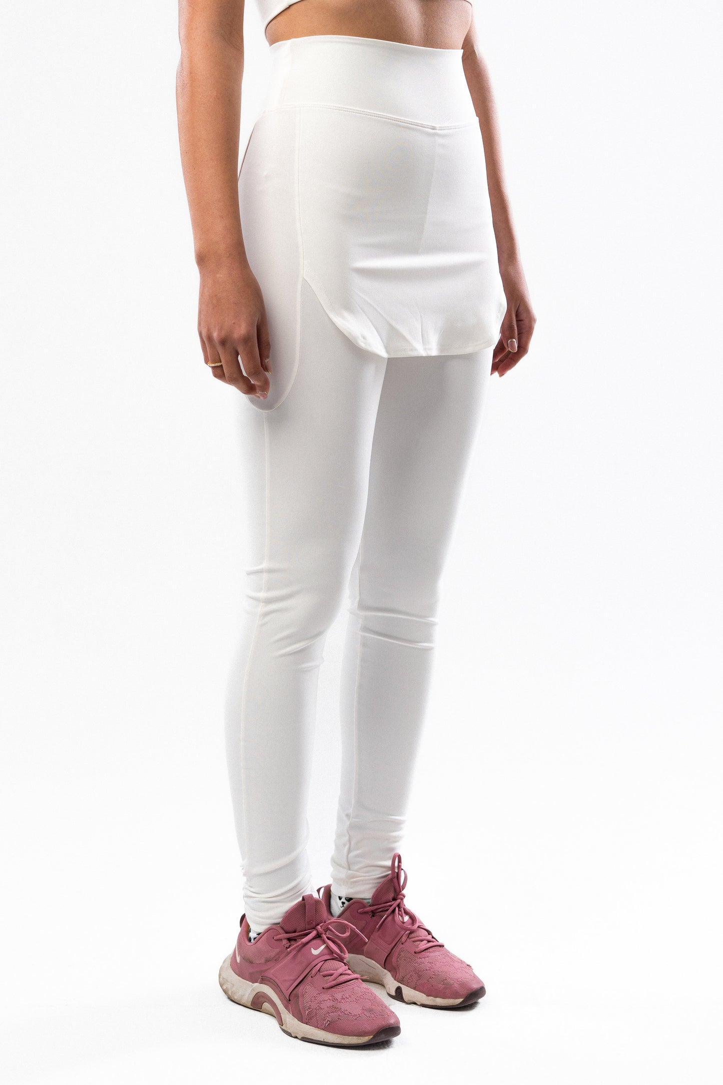 White Hipsterer Cover Up Fully Modest Leggings