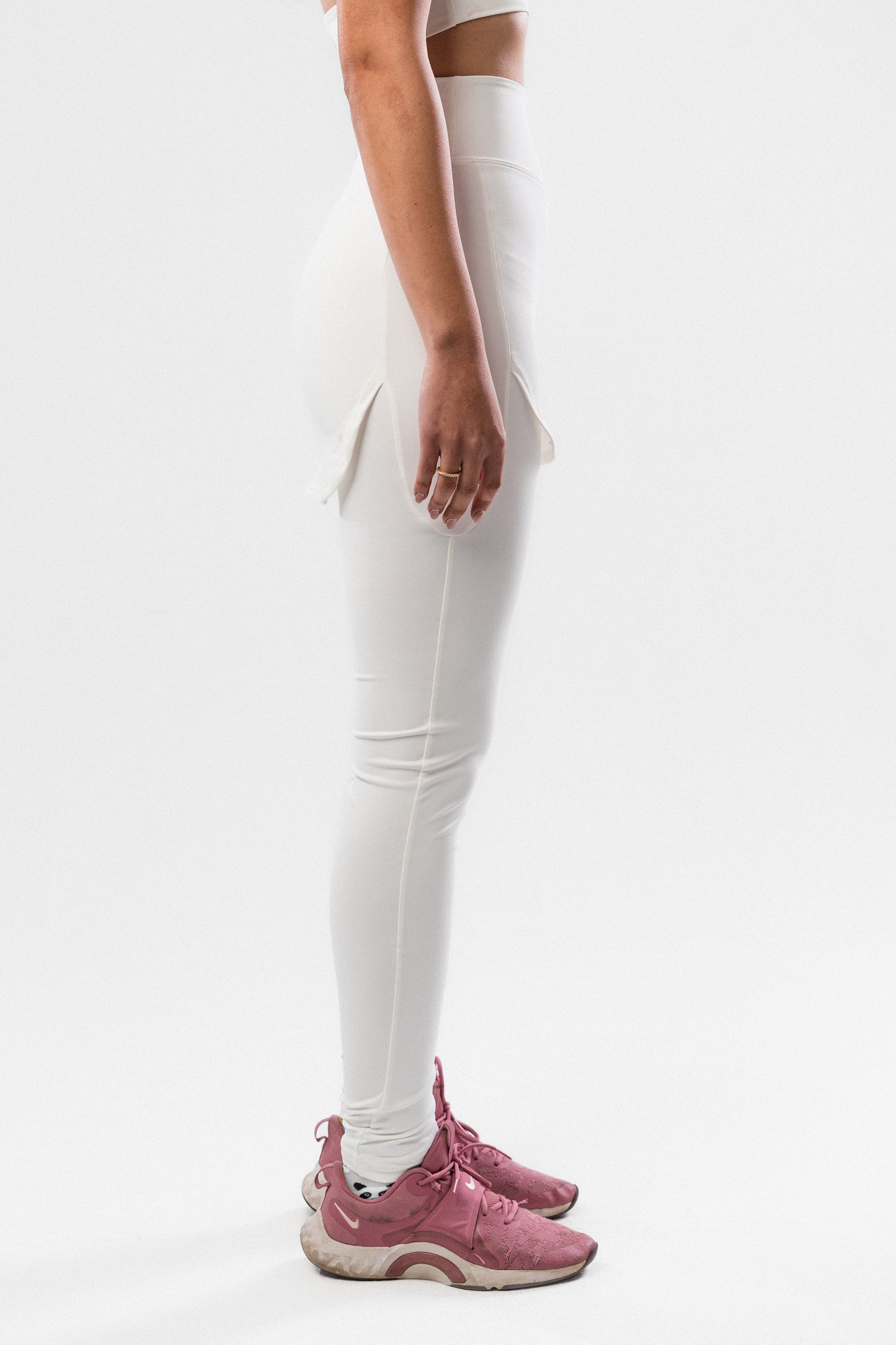 White Hipsterer Cover Up Fully Modest Leggings