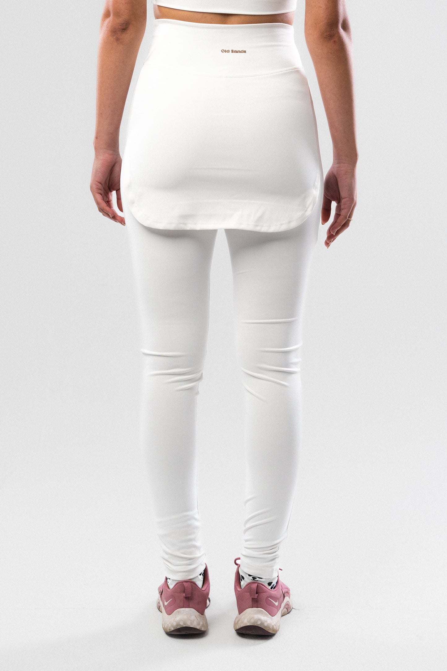 White Hipsterer Cover Up Fully Modest Leggings