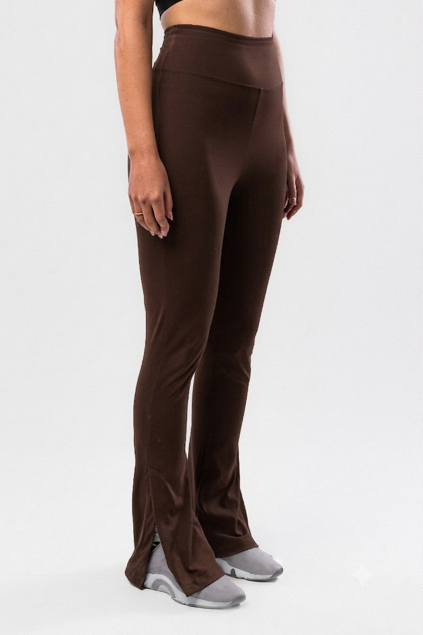 Brown Lounge Like A Llama Flared Pants