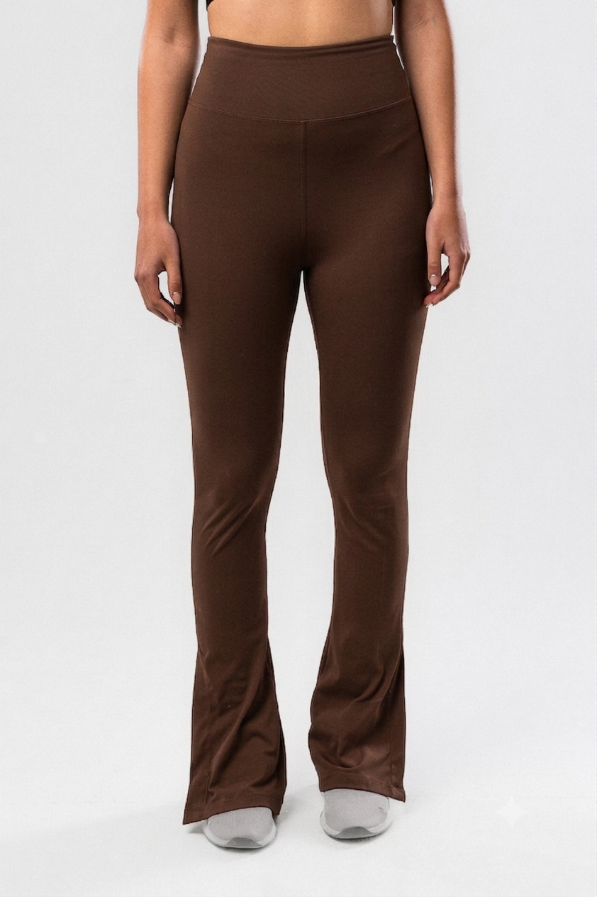 Brown Lounge Like A Llama Flared Pants