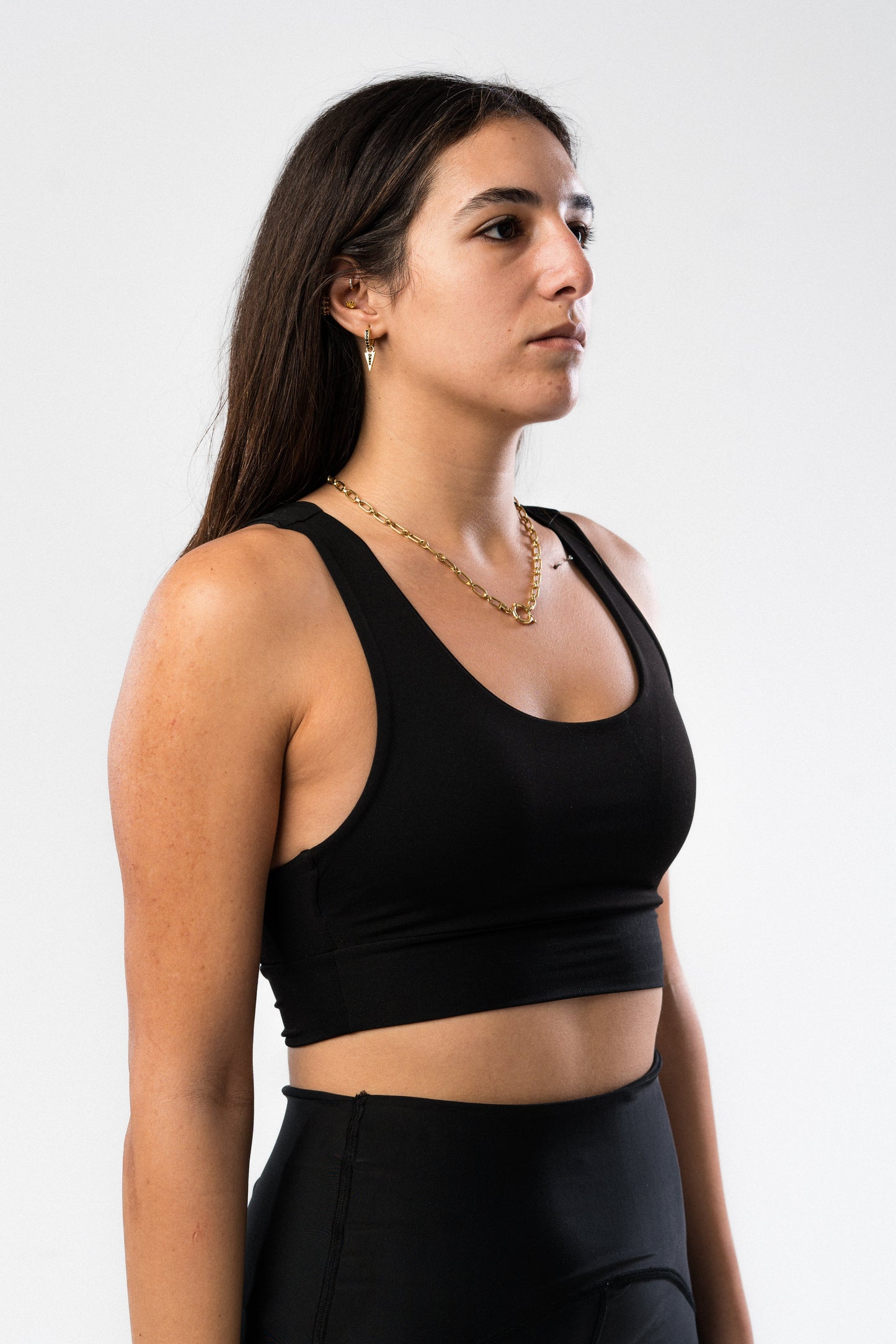 Black Bounce With Me Sports Bra