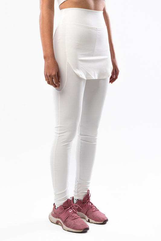 White Hipsterer Cover Up Fully Modest Leggings