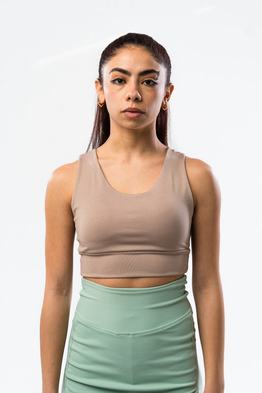 Nude Bounce With Me Sports Bra