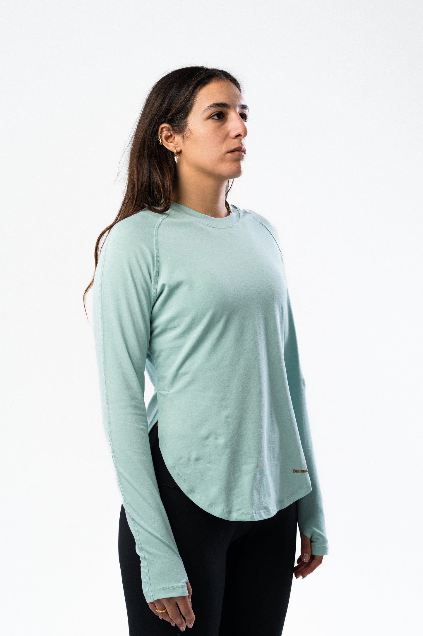 Mint Thumb Up Long Sleeve T Shirt