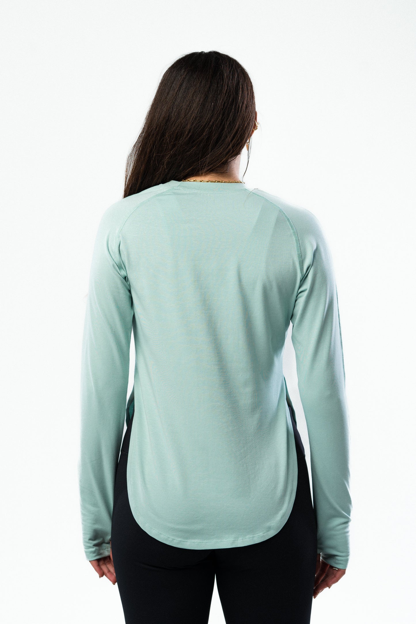 Mint Thumb Up Long Sleeve T Shirt