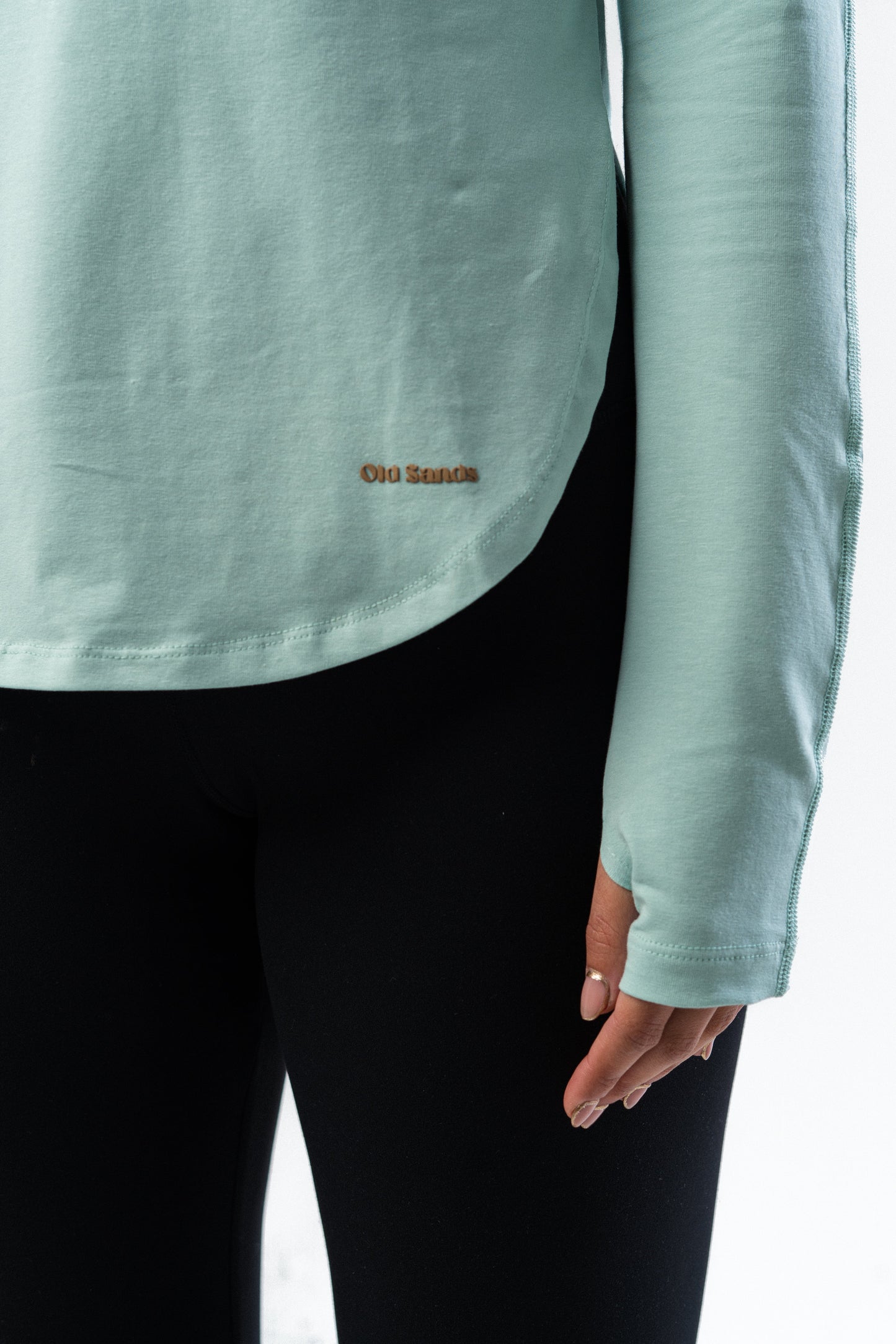 Mint Thumb Up Long Sleeve T Shirt