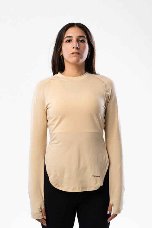 Nude Thumb Up Long Sleeve T Shirt