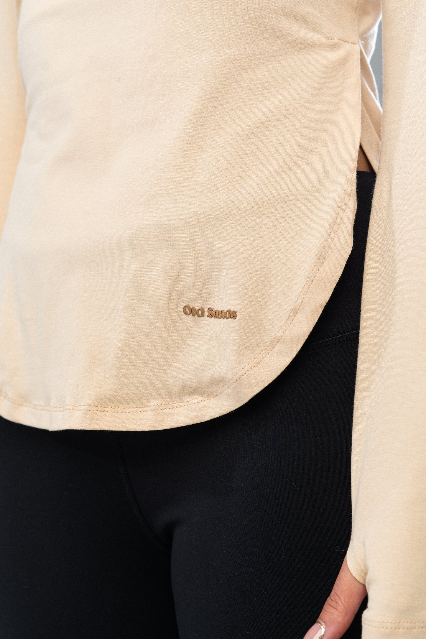 Nude Thumb Up Long Sleeve T Shirt