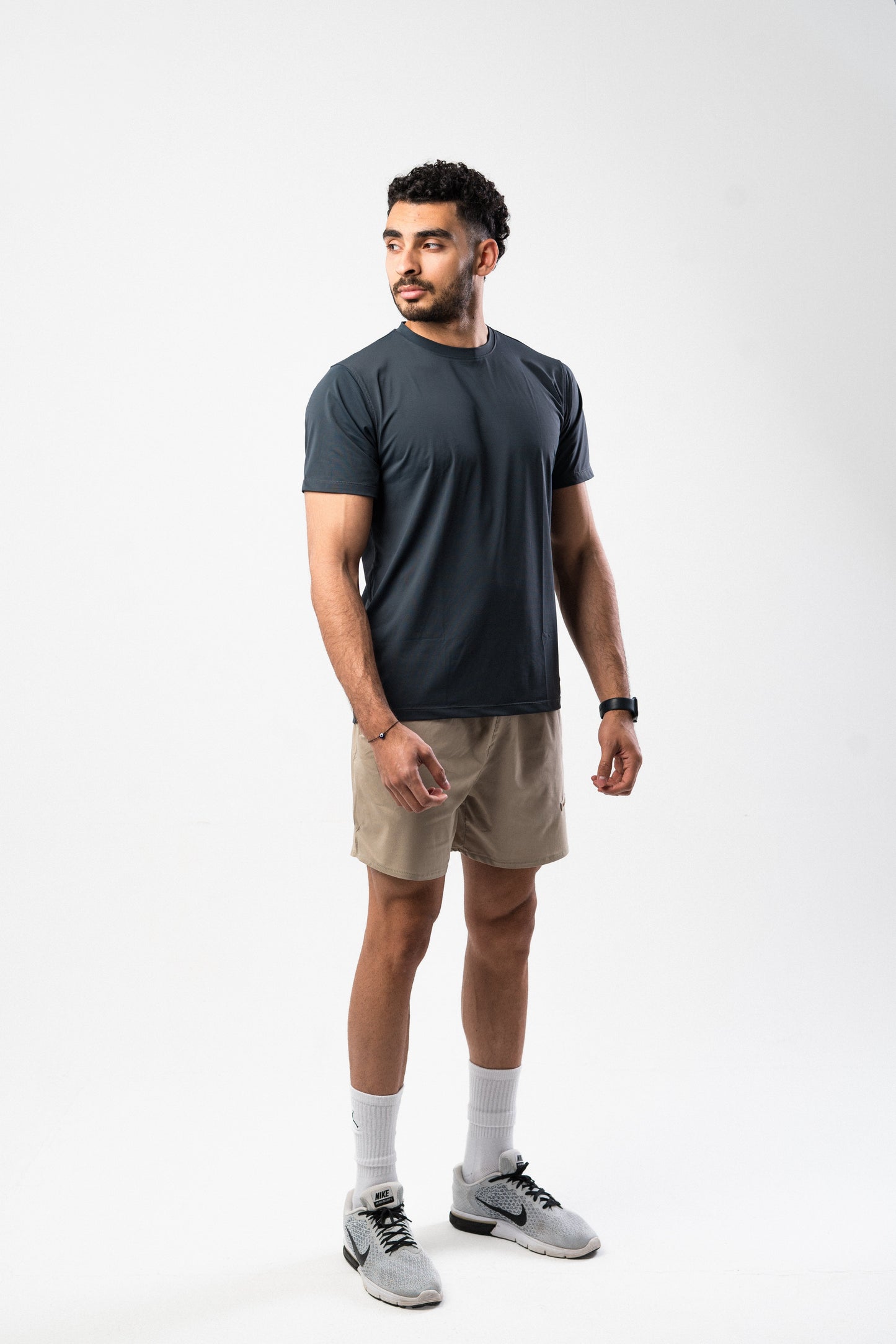 Light Olive Bare Essentials Mens Shorts