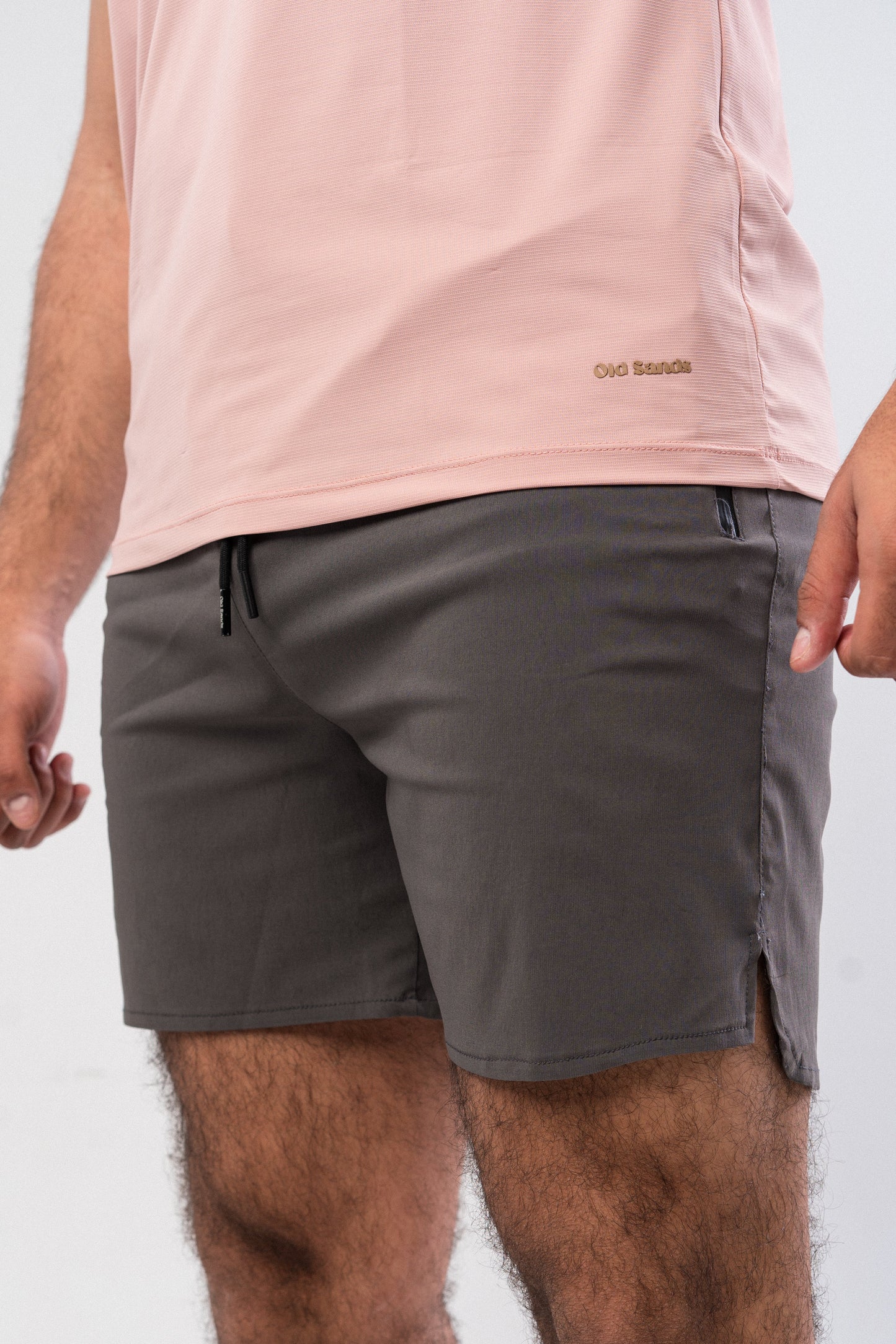 Dark Grey Bare Essentials Mens Shorts