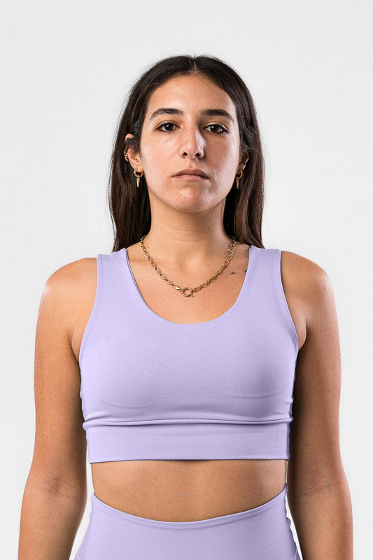 Pale Lavender Bounce With Me Sports Bra