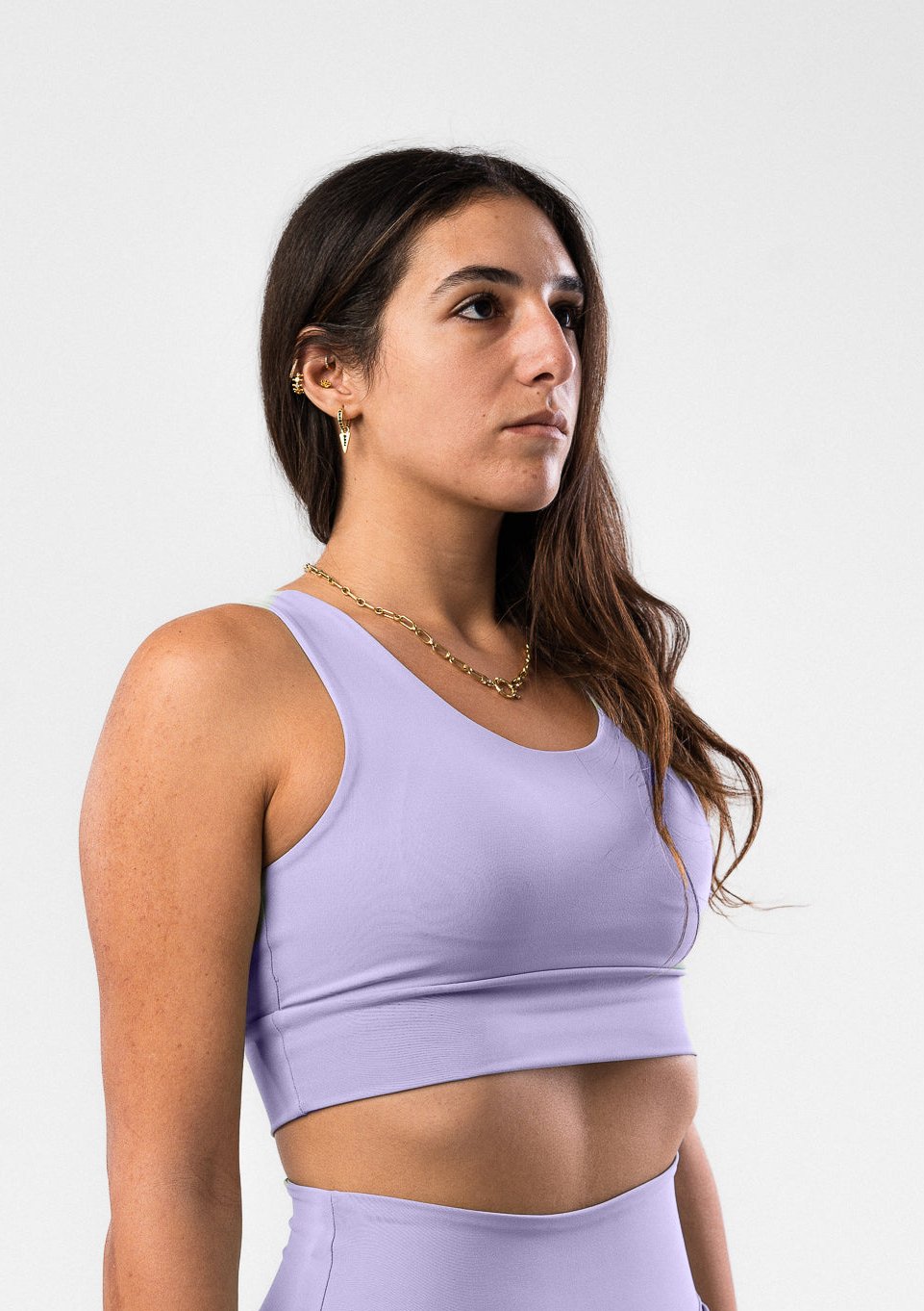 Pale Lavender Bounce With Me Sports Bra